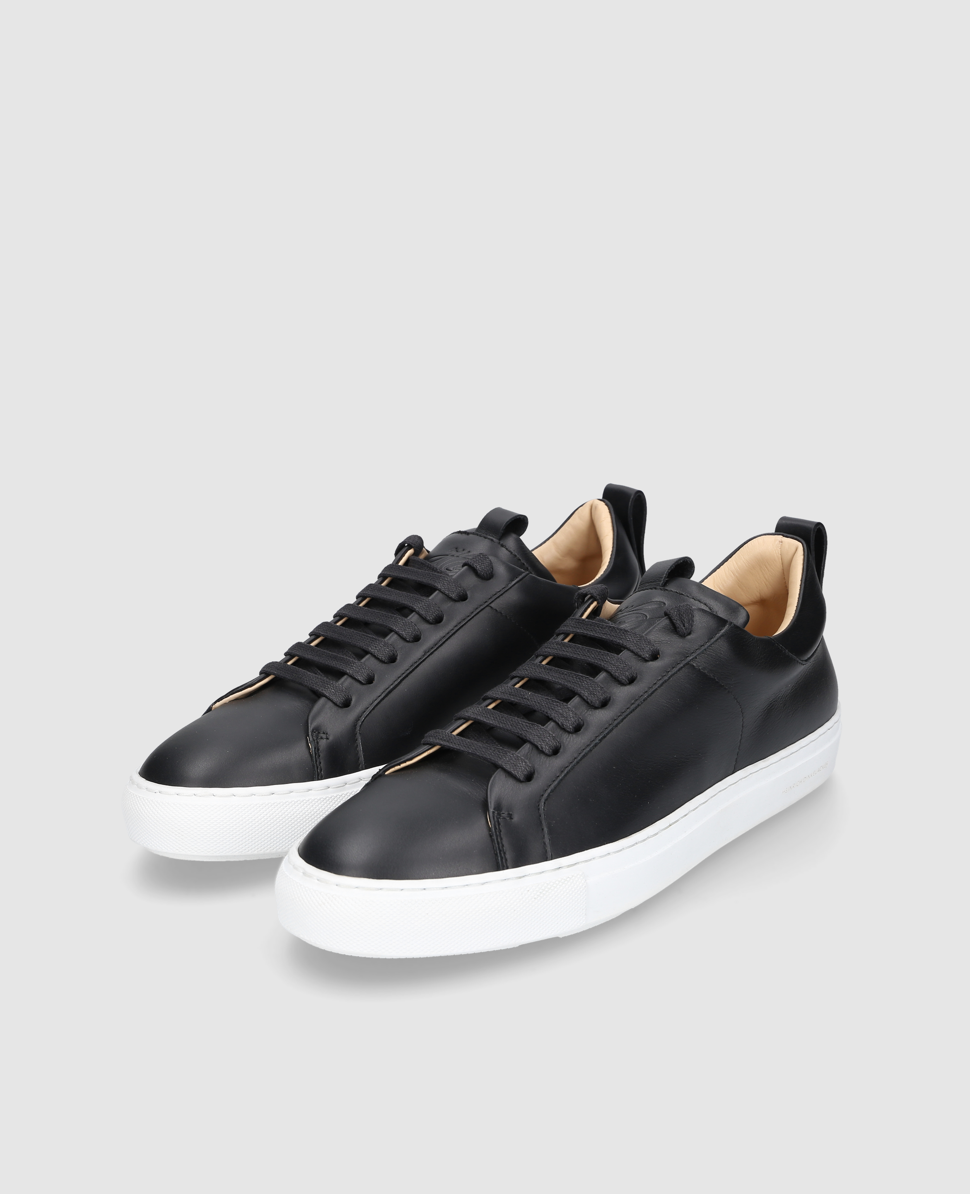 heinrich-dinkelacker-turin-court-sneaker-np-schwarz-kalbsnappa image 2