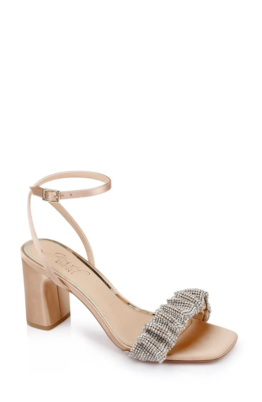 badgley-mischka-rita-sandalette-nude-strass-blockabsatz image 1