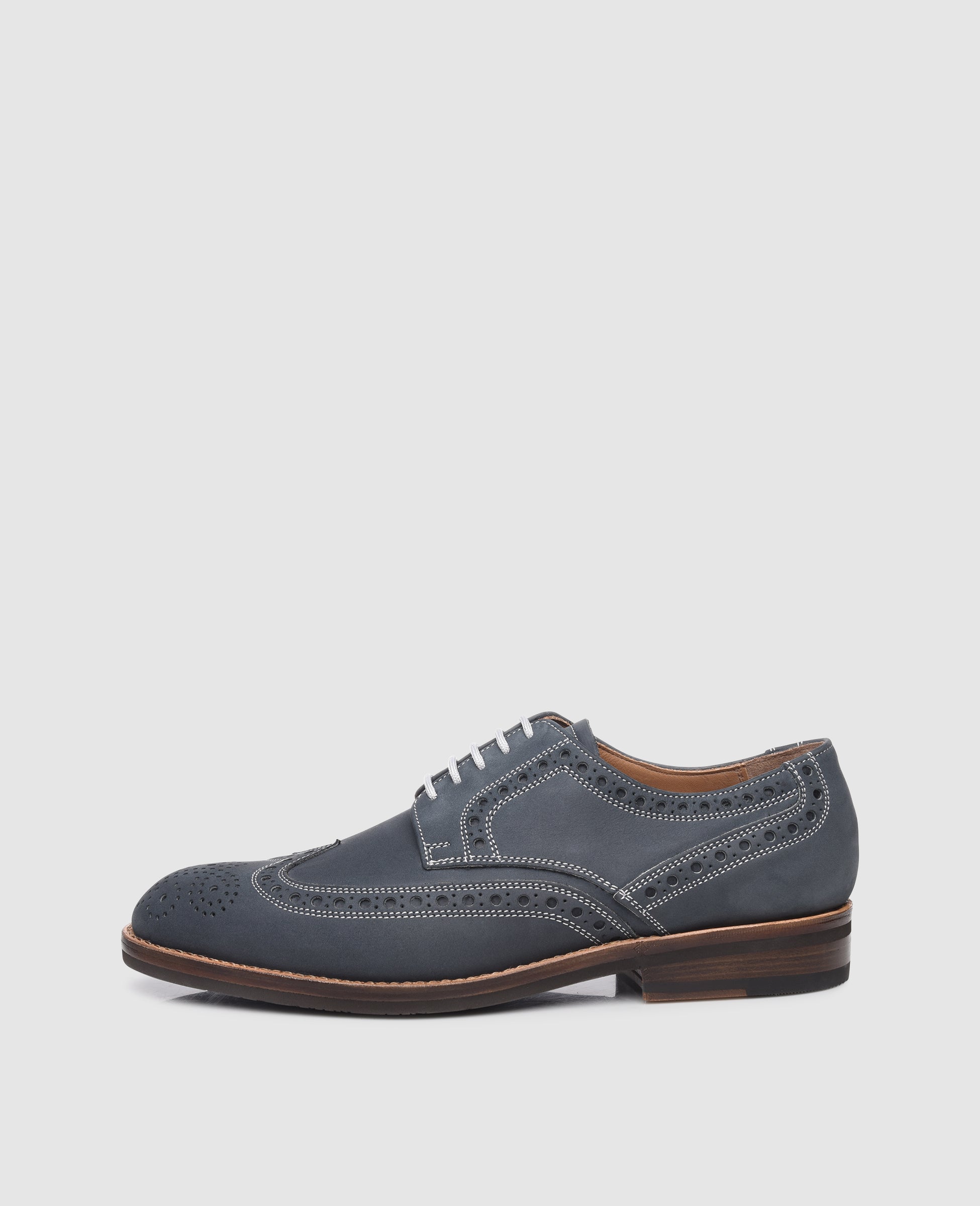 heinrich-dinkelacker-luzern-full-brogue-j-derby-jeans-blau image 1