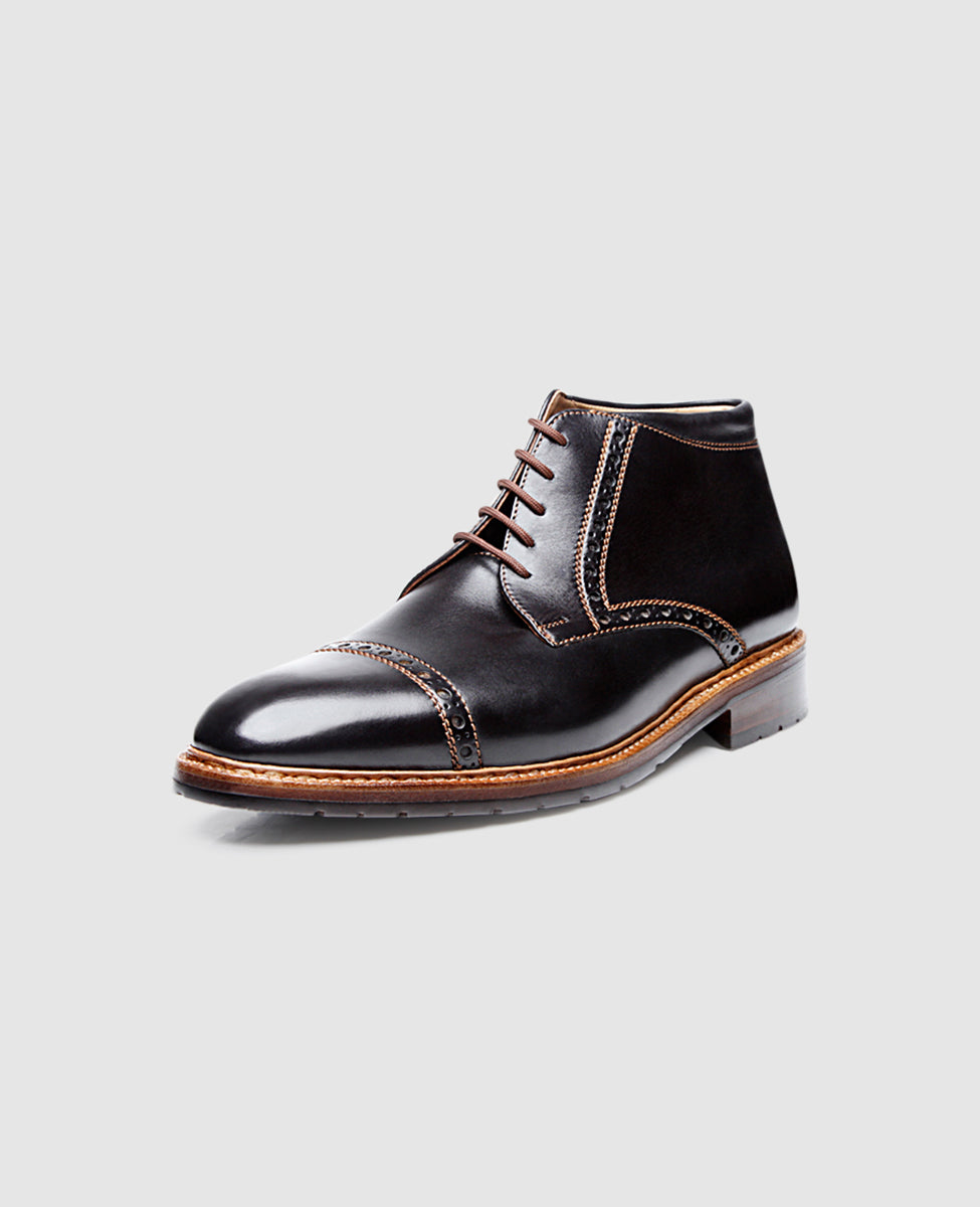 heinrich-dinkelacker-luzern-quarter-brogue-sc-boot-schwarz image 2