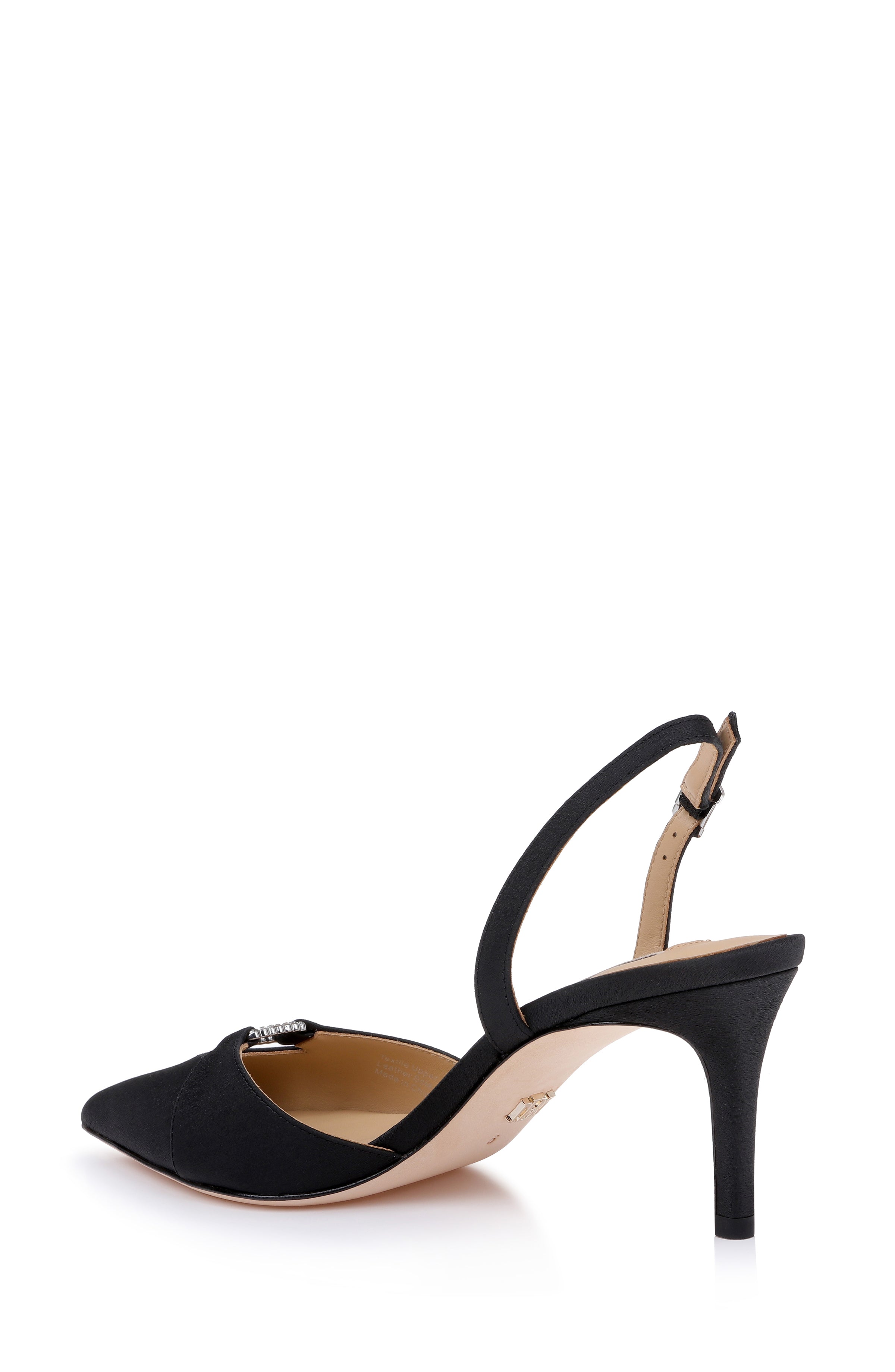 badgley-mischka-roger-slingpumps-schwarz-crepe-kristall image 2