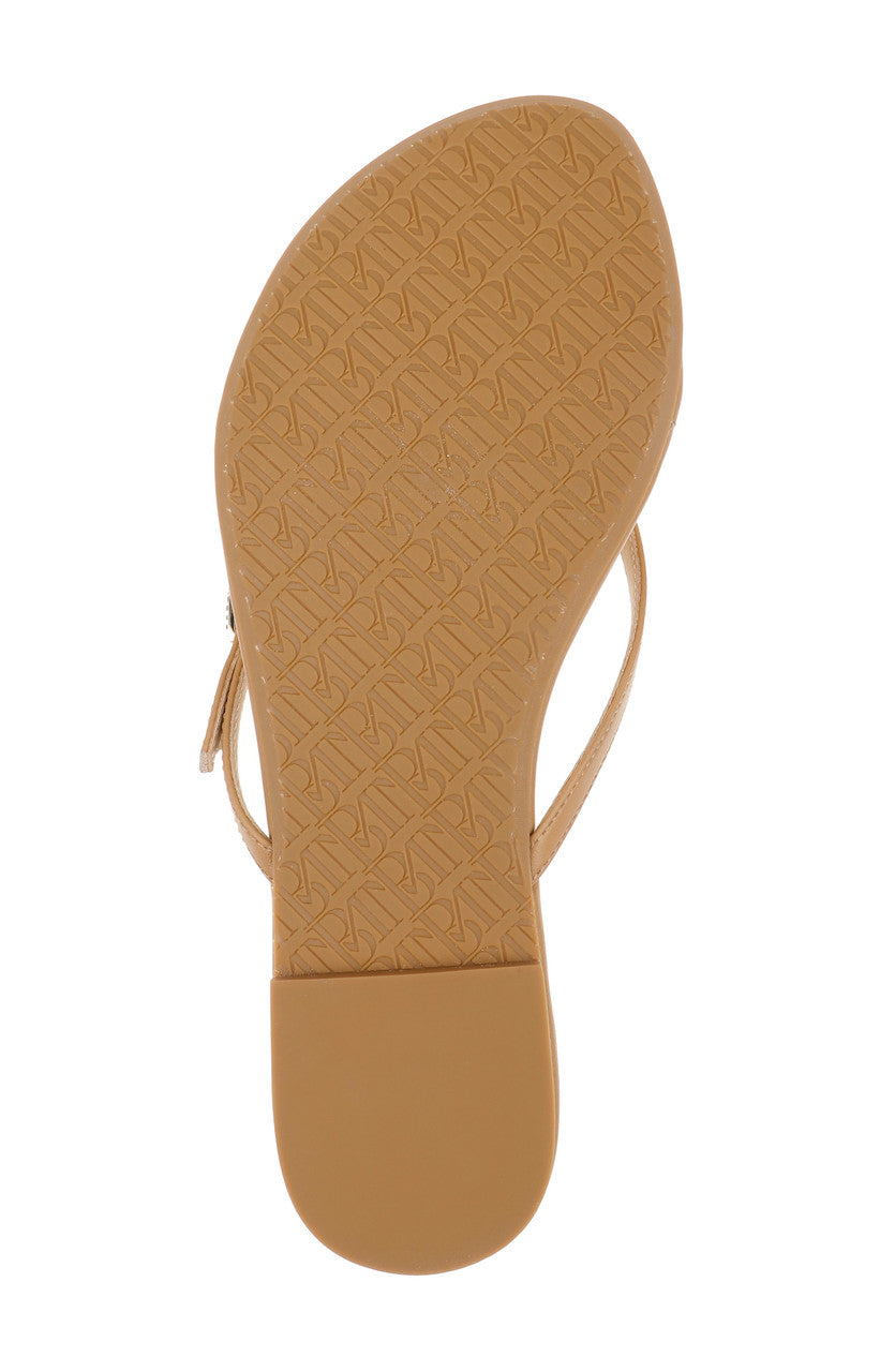 badgley-mischka-dynah-leather-thong-sandalen-white-leather-flach image 6