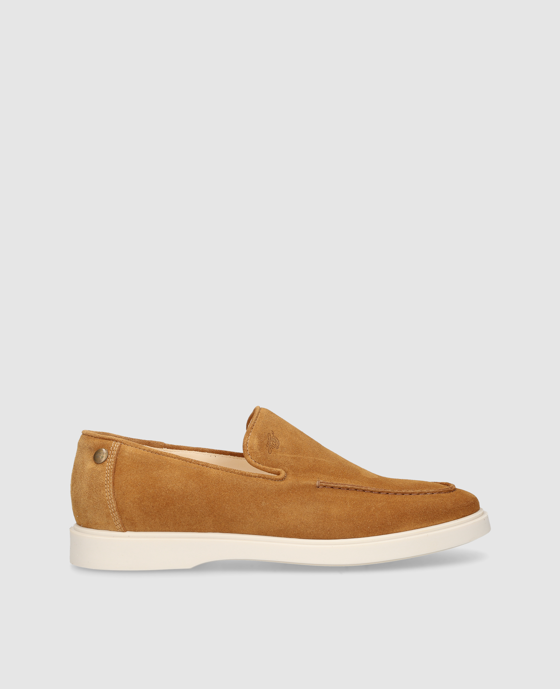 heinrich-dinkelacker-genua-plain-v-loafer-braun-kalbsvelours image 7