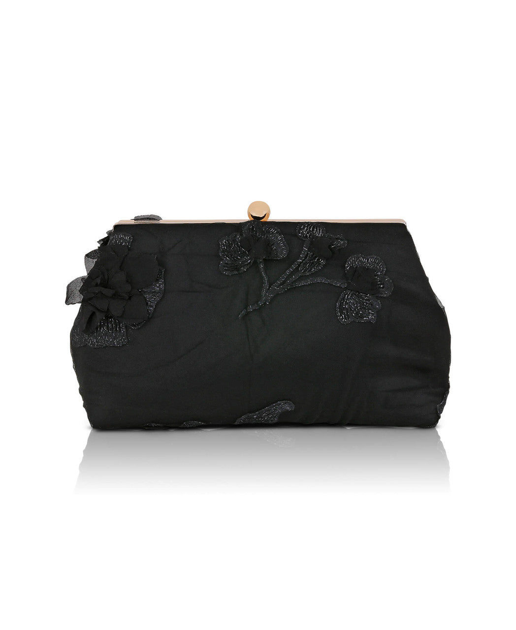 badgley-mischka-lila-pouch-clutch-abendtasche-ivory-blumen image 7