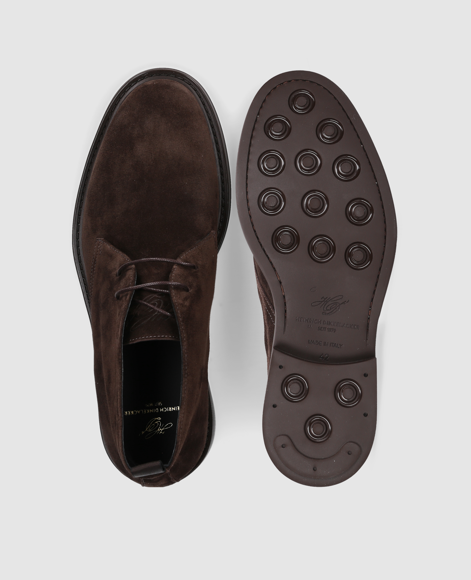 heinrich-dinkelacker-florenz-plain-v-george-boot-dunkelbraun-velours image 7