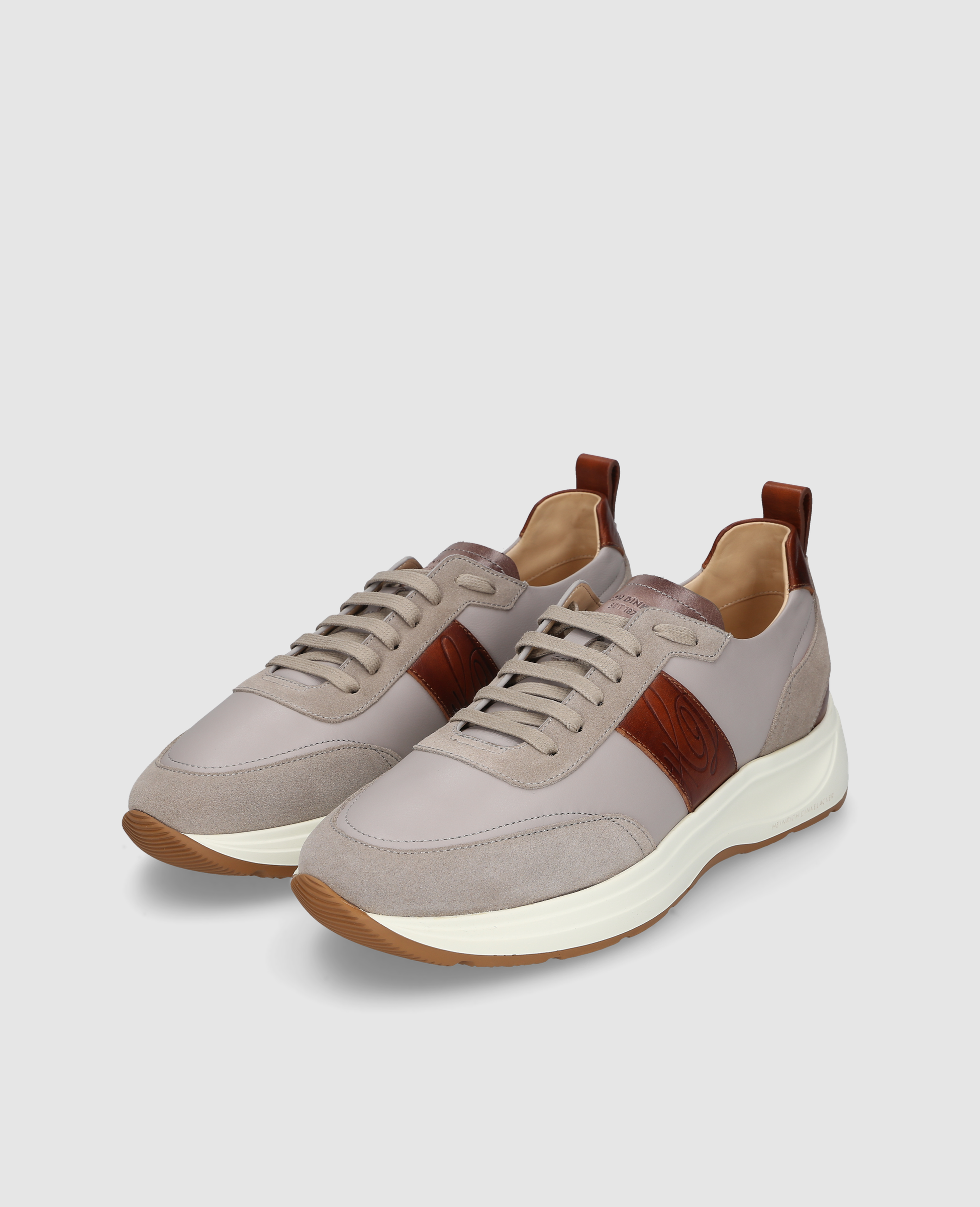 heinrich-dinkelacker-toronto-sneaker-grau-braun-leder image 2
