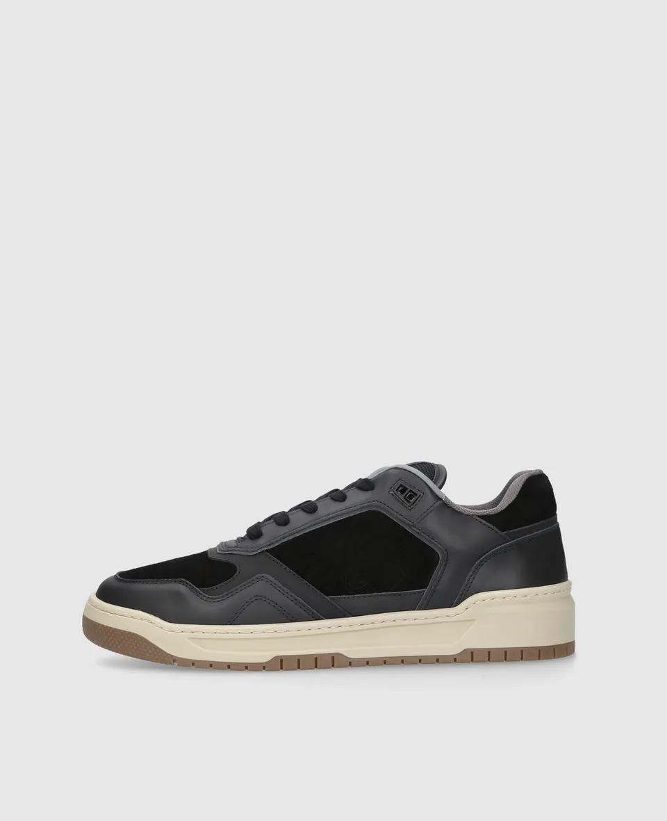 heinrich-dinkelacker-los-angeles-cl-sneaker-schwarz-wildleder image 1