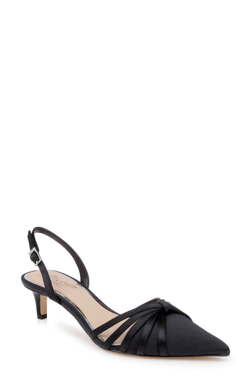 badgley-mischka-patricia-slingback-pumps-schwarz-satin image 8