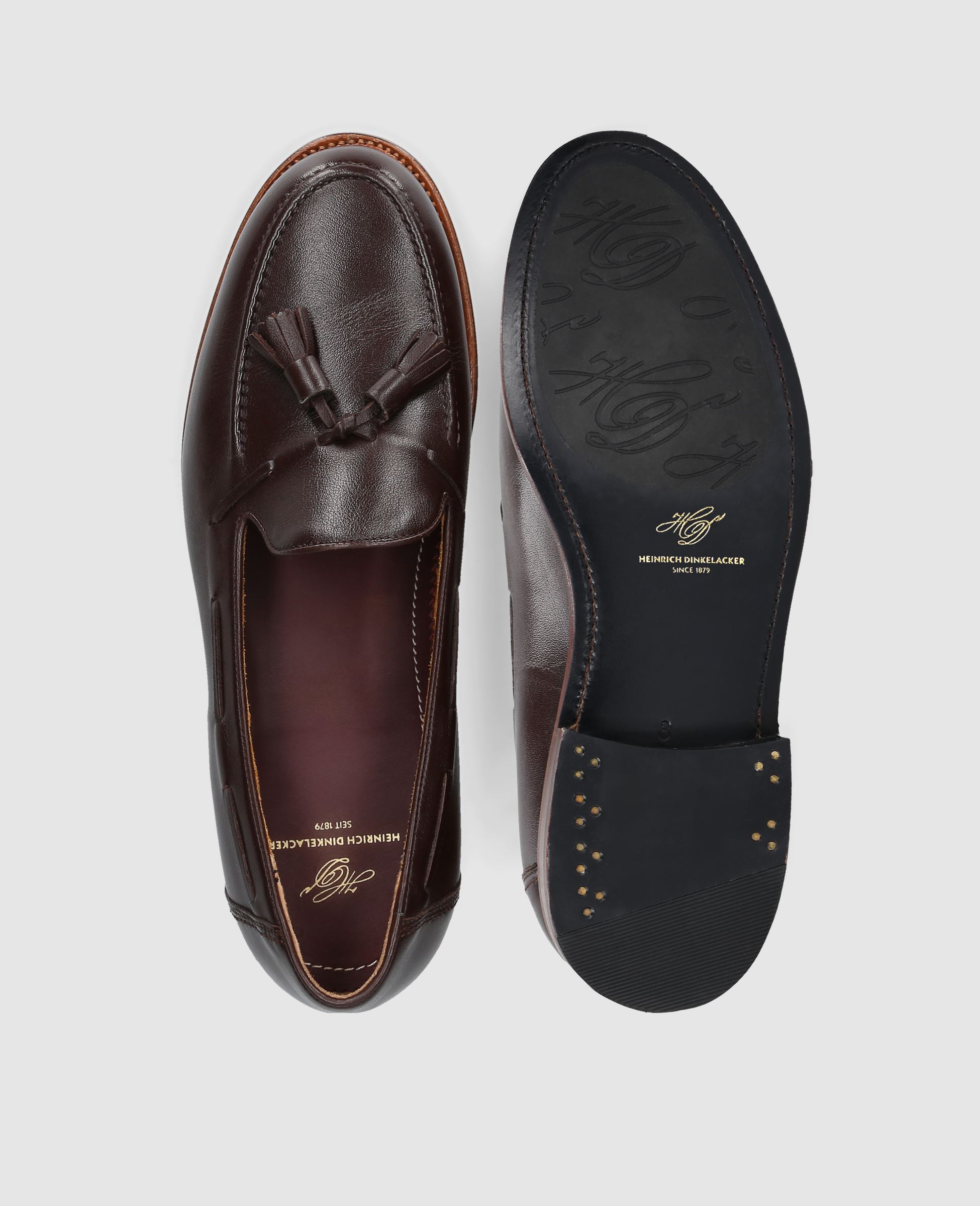 heinrich-dinkelacker-wien-plain-tassel-np-loafer-dunkelbraun image 8