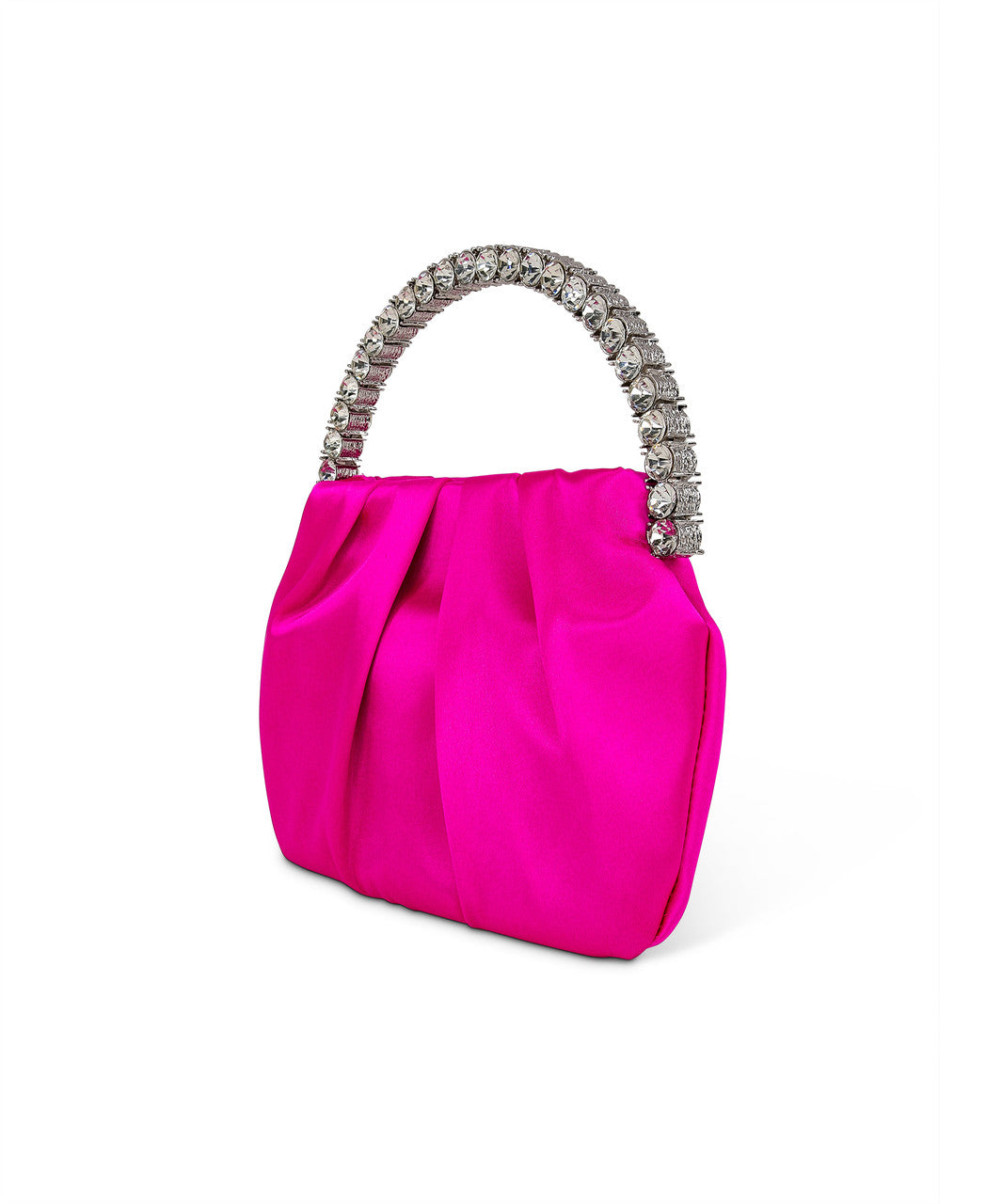 badgley-mischka-audrey-satin-clutch-schwarz-plissee image 2