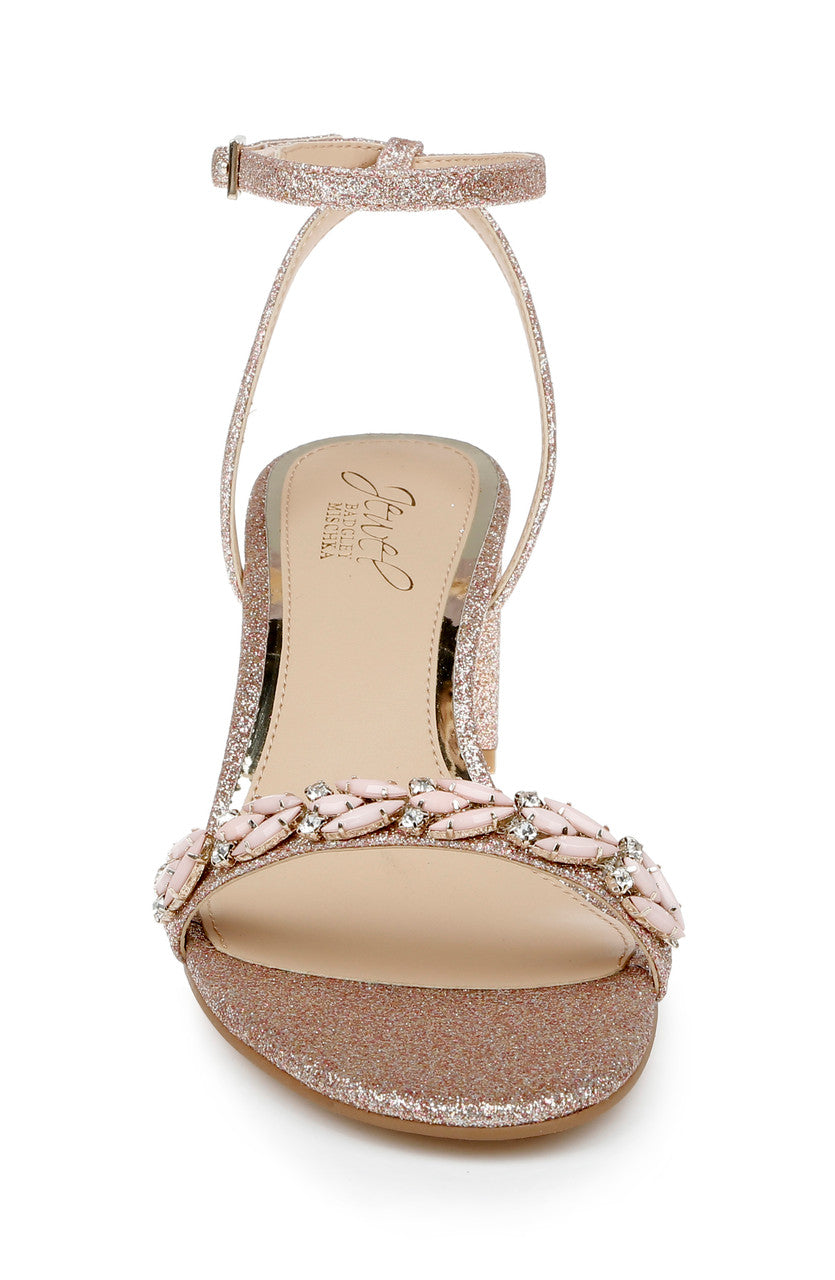 badgley-mischka-danni-sandalen-satin-champagne-blockabsatz-55mm image 4