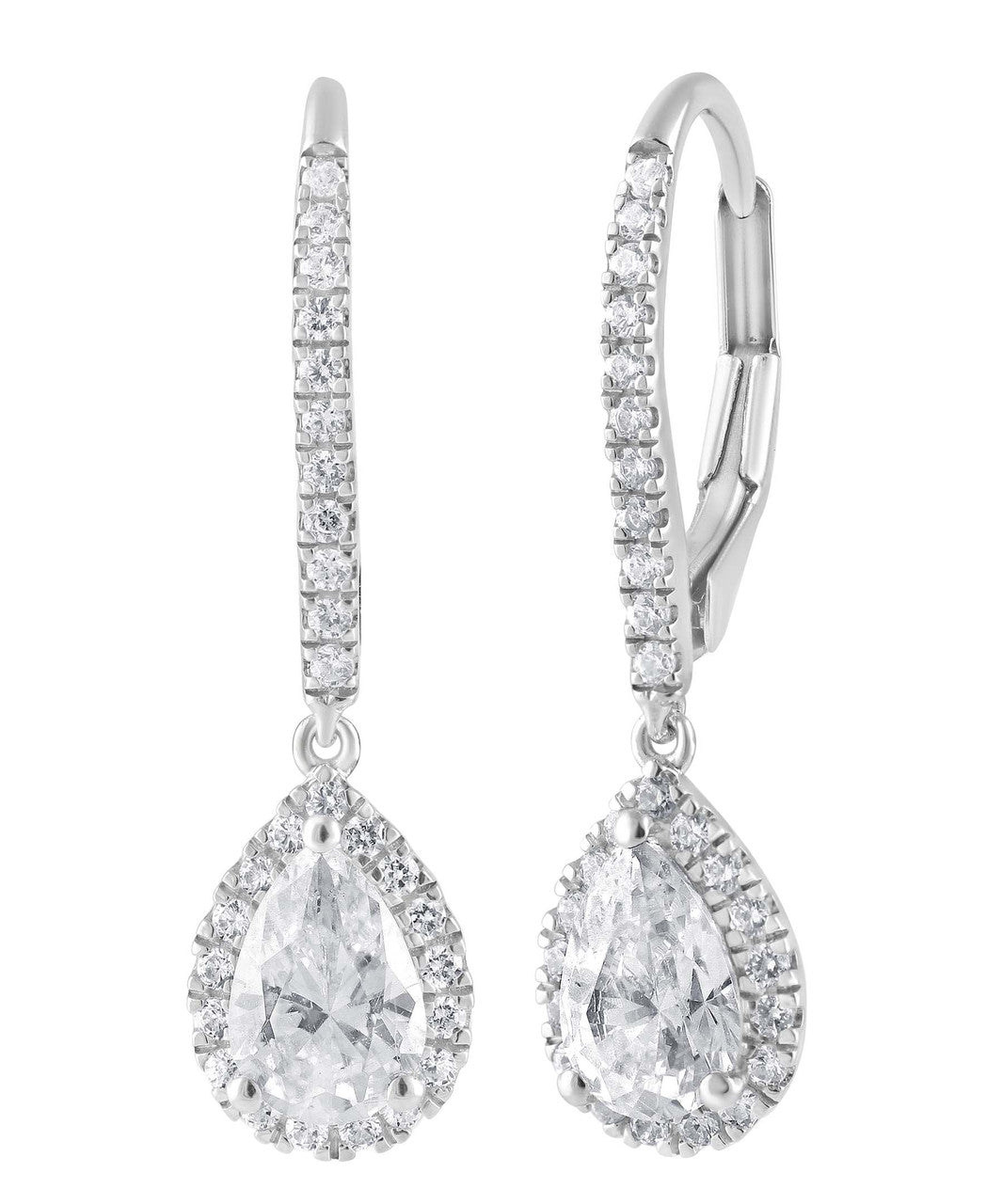 badgley-mischka-pear-drop-ohrringe-wei-gold-14k image 2