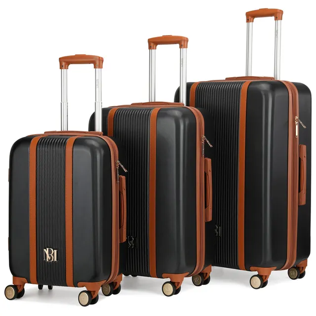 badgley-mischka-mia-koffer-set-3tlg-schwarz-erweiterbar image 1