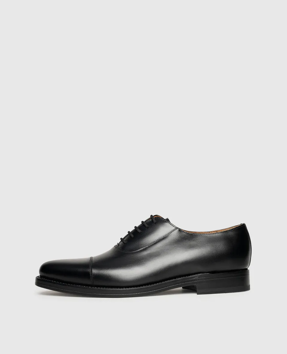 heinrich-dinkelacker-milano-captoe-bc-oxford-schwarz-boxcalf image 1