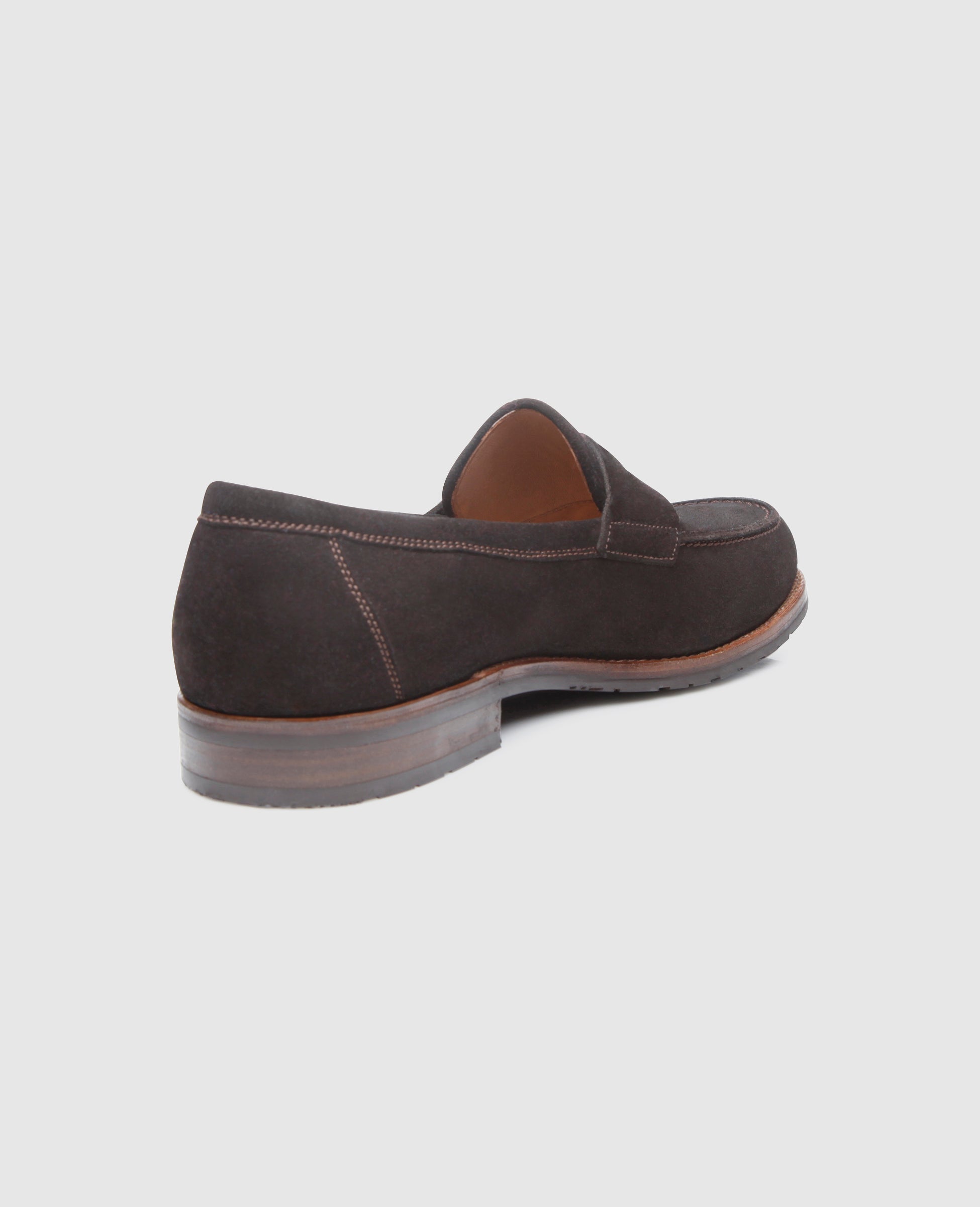 heinrich-dinkelacker-wien-plain-v-penny-loafer-espresso-velours image 3