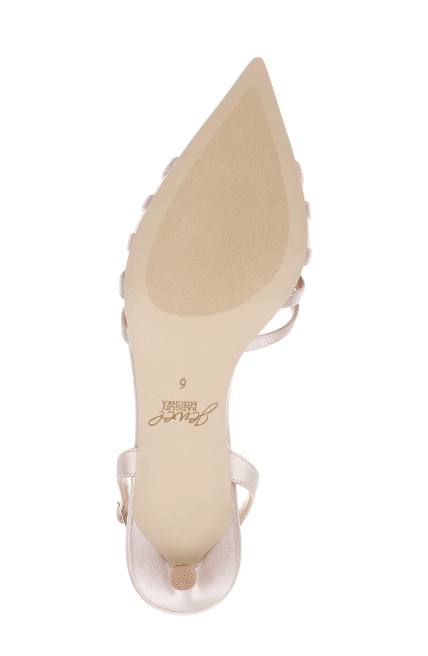 badgley-mischka-patricia-slingback-pumps-schwarz-satin image 6