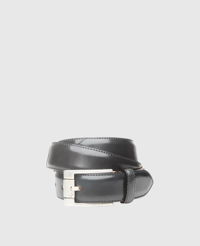 heinrich-dinkelacker-luzern-bazil-plain-c-lederg-rtel-schwarz-cordovan image 1
