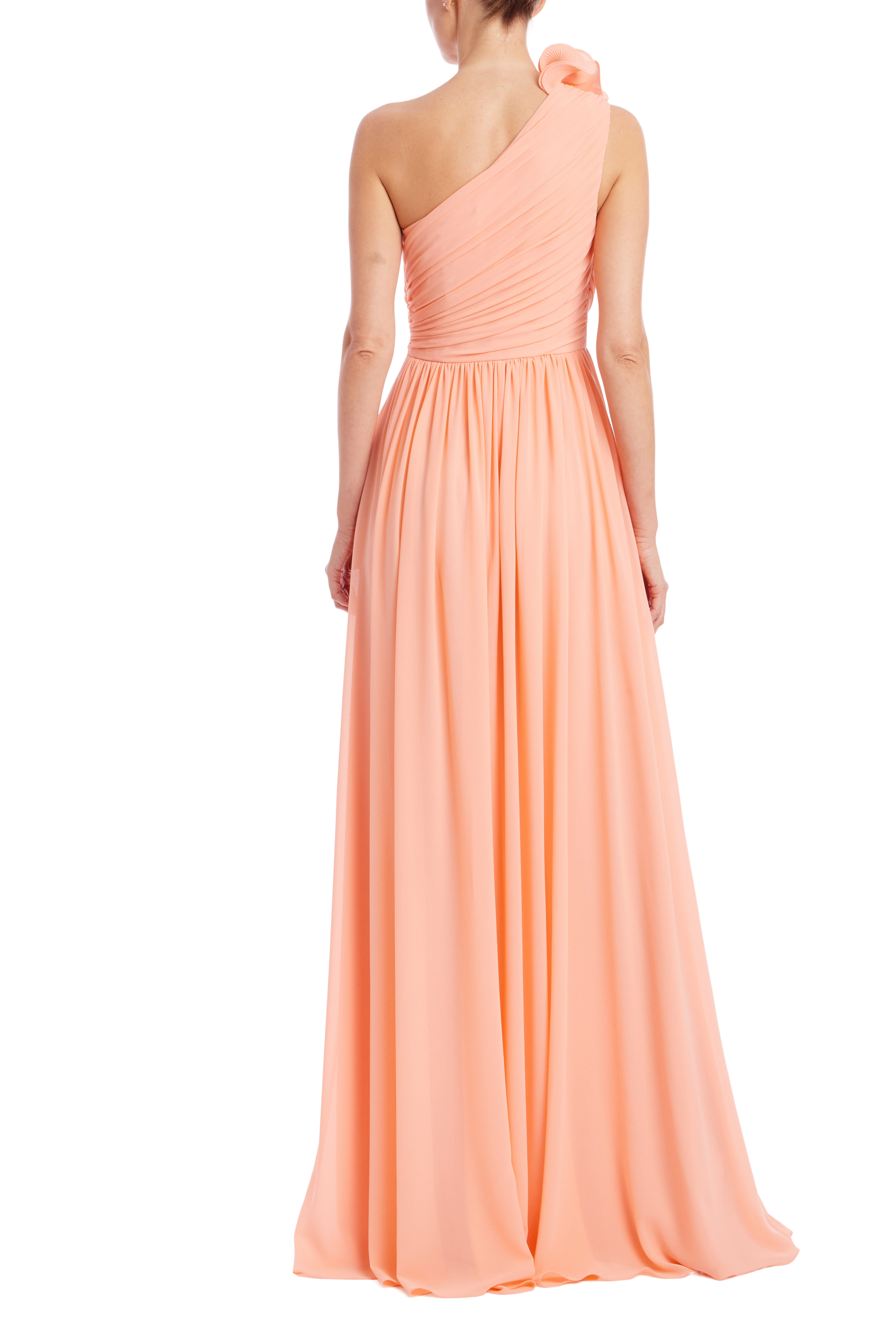 badgley-mischka-eg5132-abendkleid-coral-one-shoulder image 3
