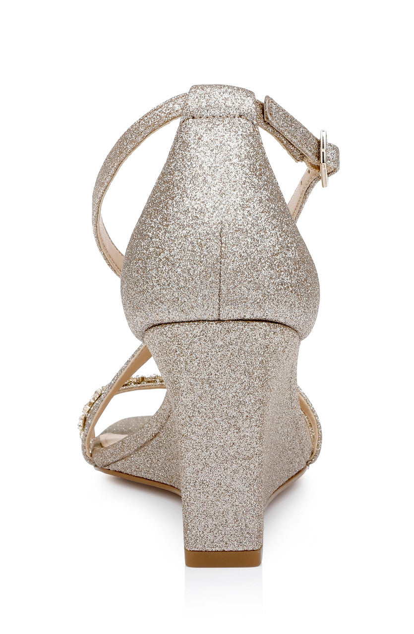 badgley-mischka-adelynn-keilabsatz-champagne-80-mm-glitzer image 7