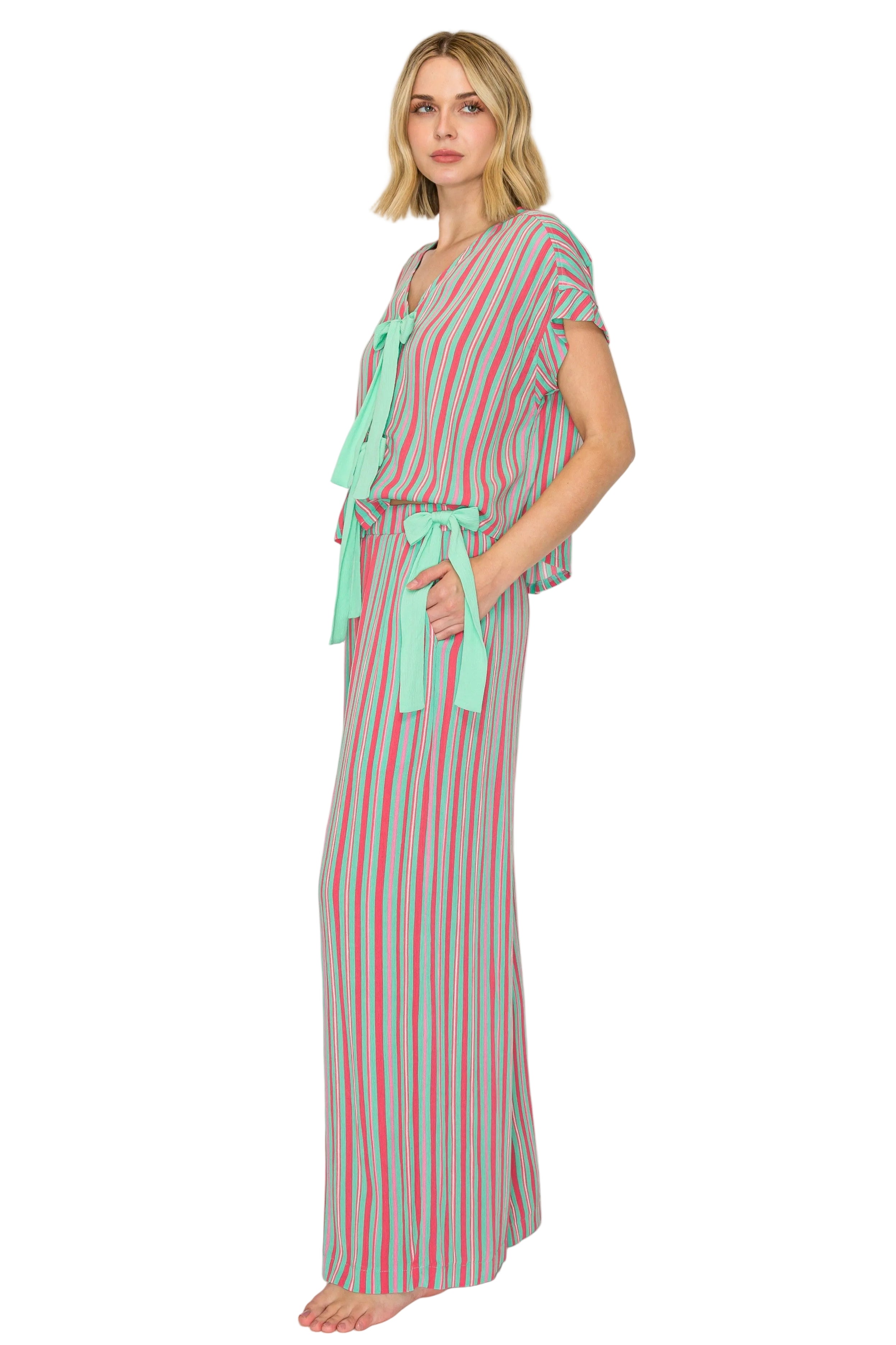 badgley-mischka-luxe-bml174-pyjama-set-blau-viskose image 8