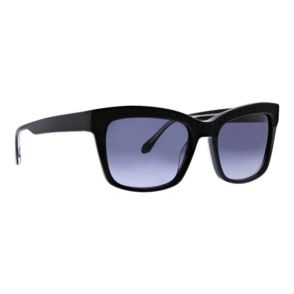 badgley-mischka-laure-sonnenbrille-schwarz-eckig image 1