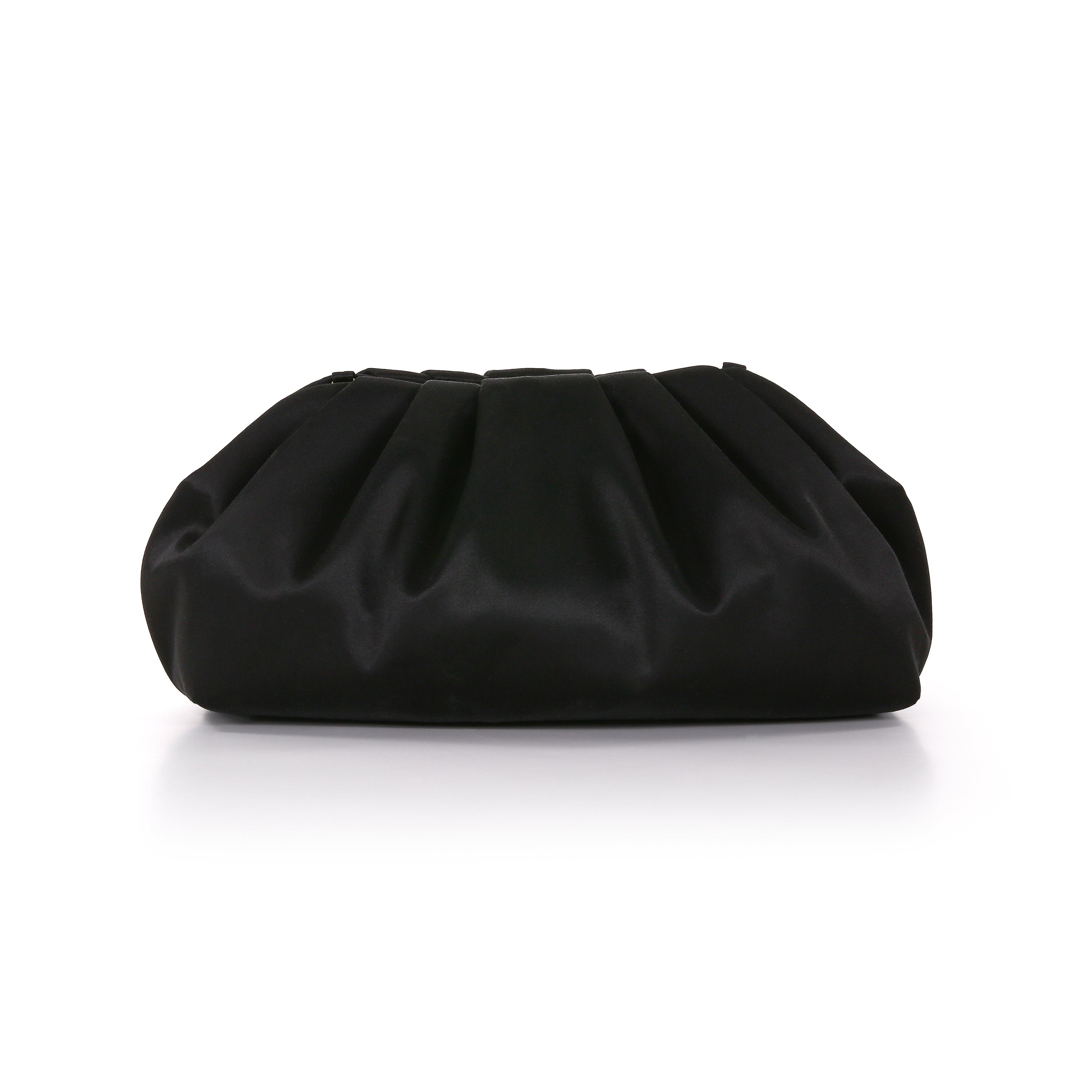 badgley-mischka-audrey-seiden-satin-clutch-schwarz image 3