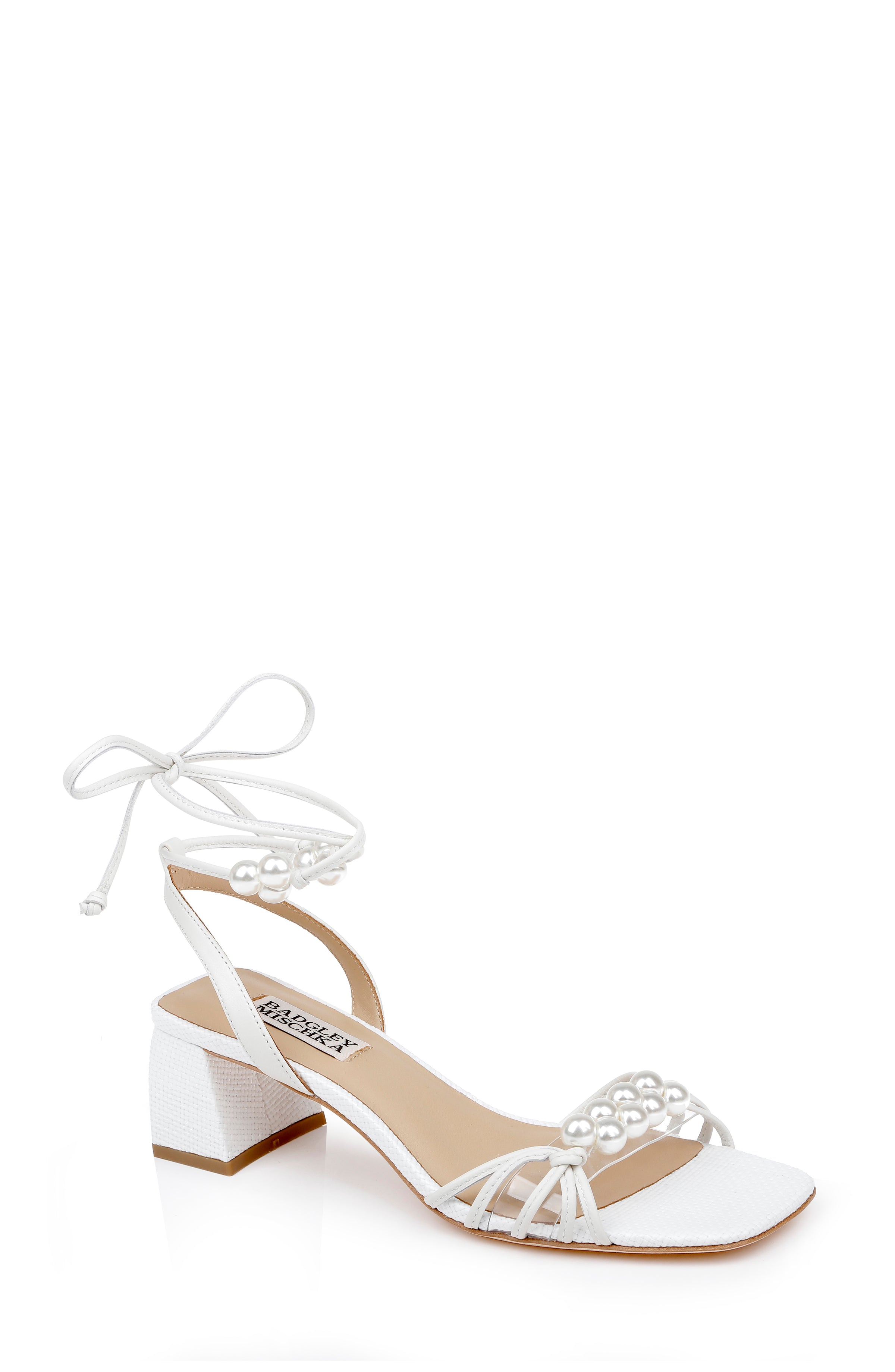 badgley-mischka-deja-block-sandalen-white-leather-leder image 7