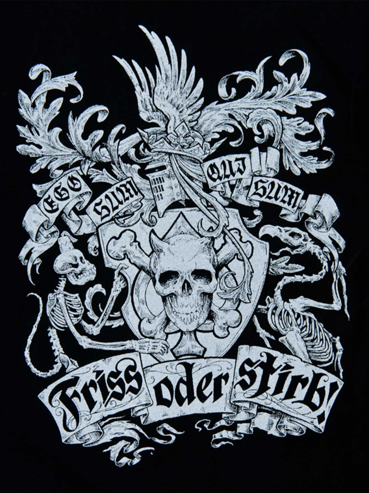 himmel-arsch-zwirn-friss-oder-stirb-t-shirt-regular image 2