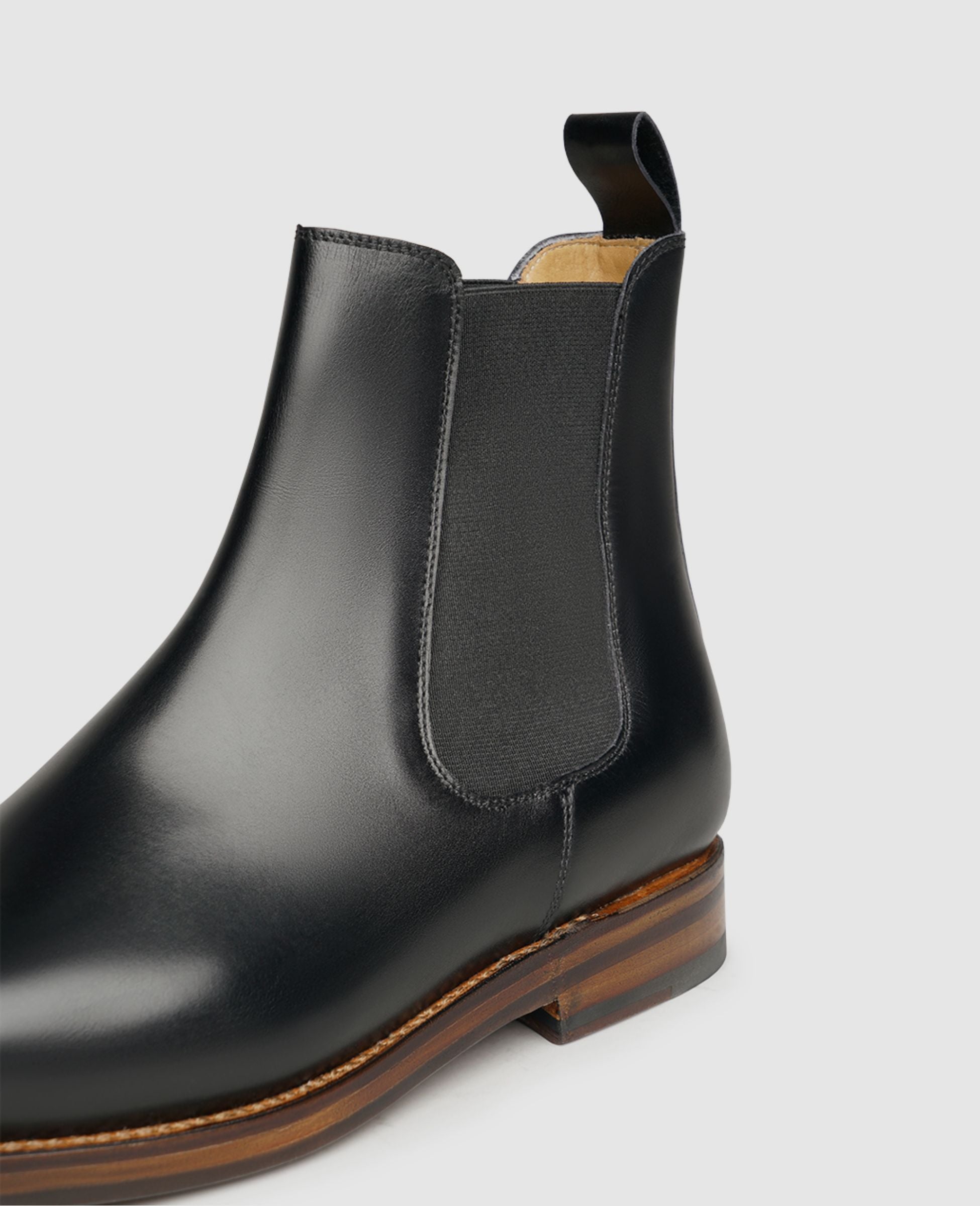 heinrich-dinkelacker-luzern-plain-bc-chelsea-boot-schwarz-leder image 7