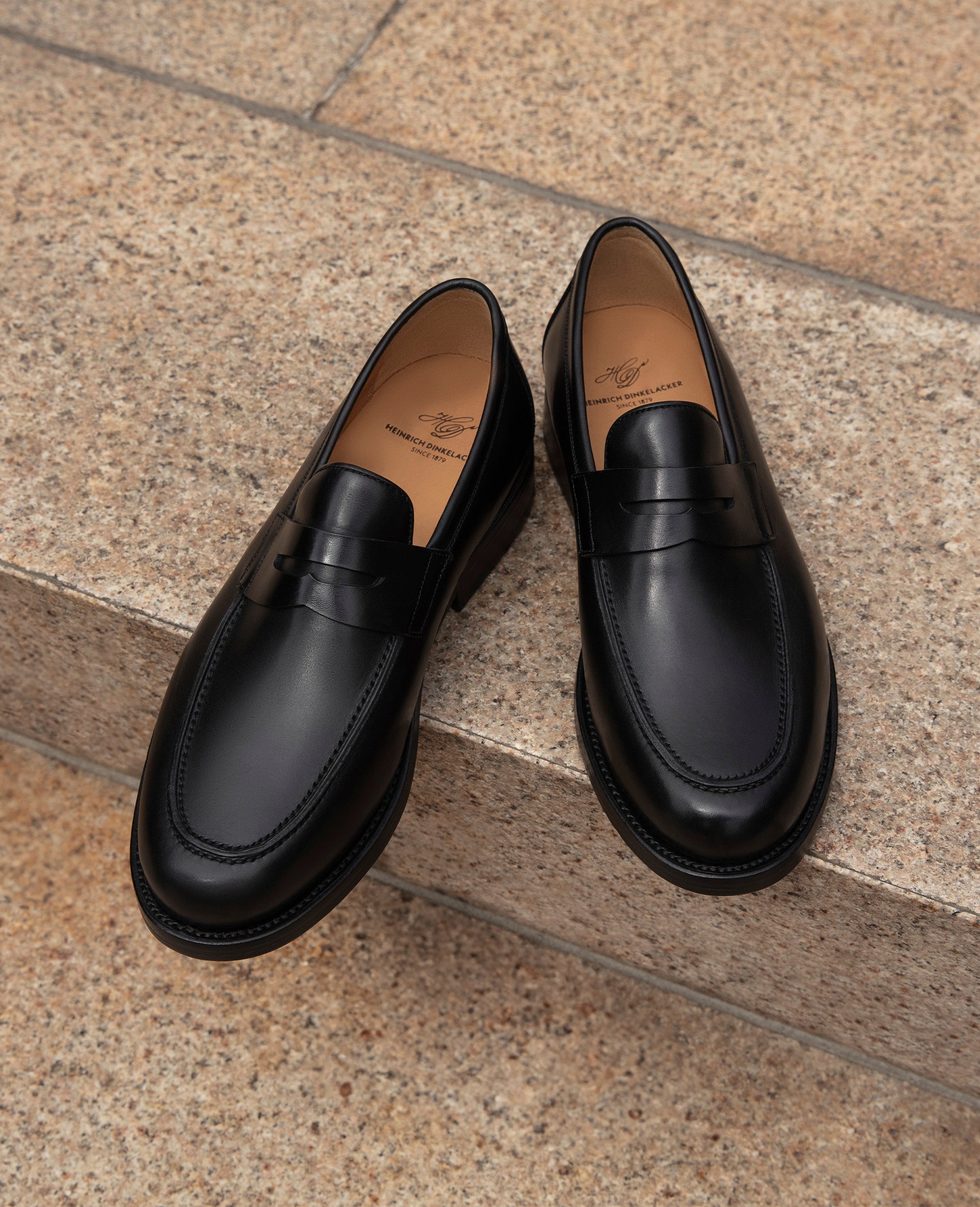 heinrich-dinkelacker-wien-plain-bc-loafer-schwarz-kalbsleder image 7