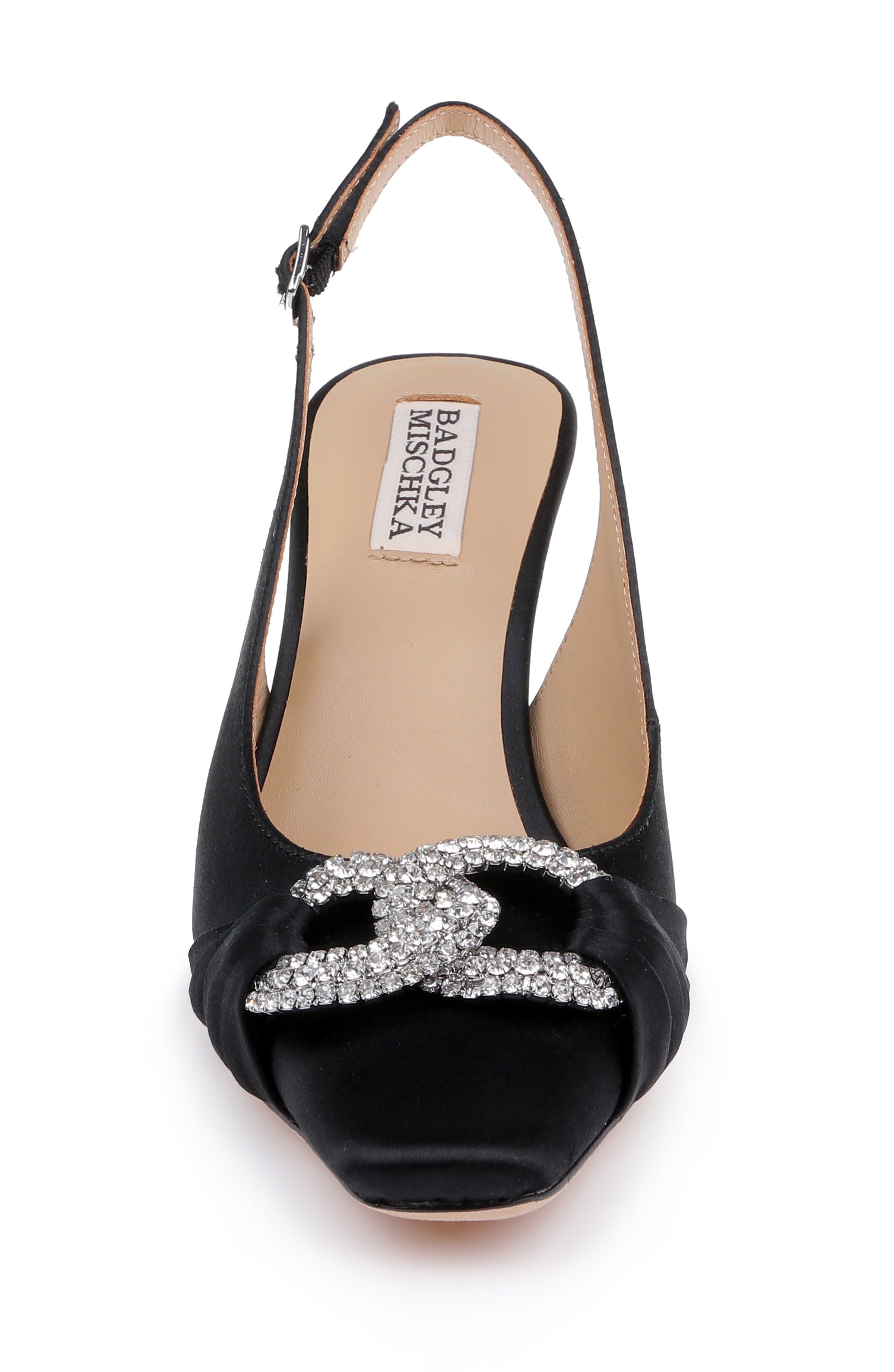 badgley-mischka-ripley-pointed-toe-slingback-pumps-schwarz-satin image 4
