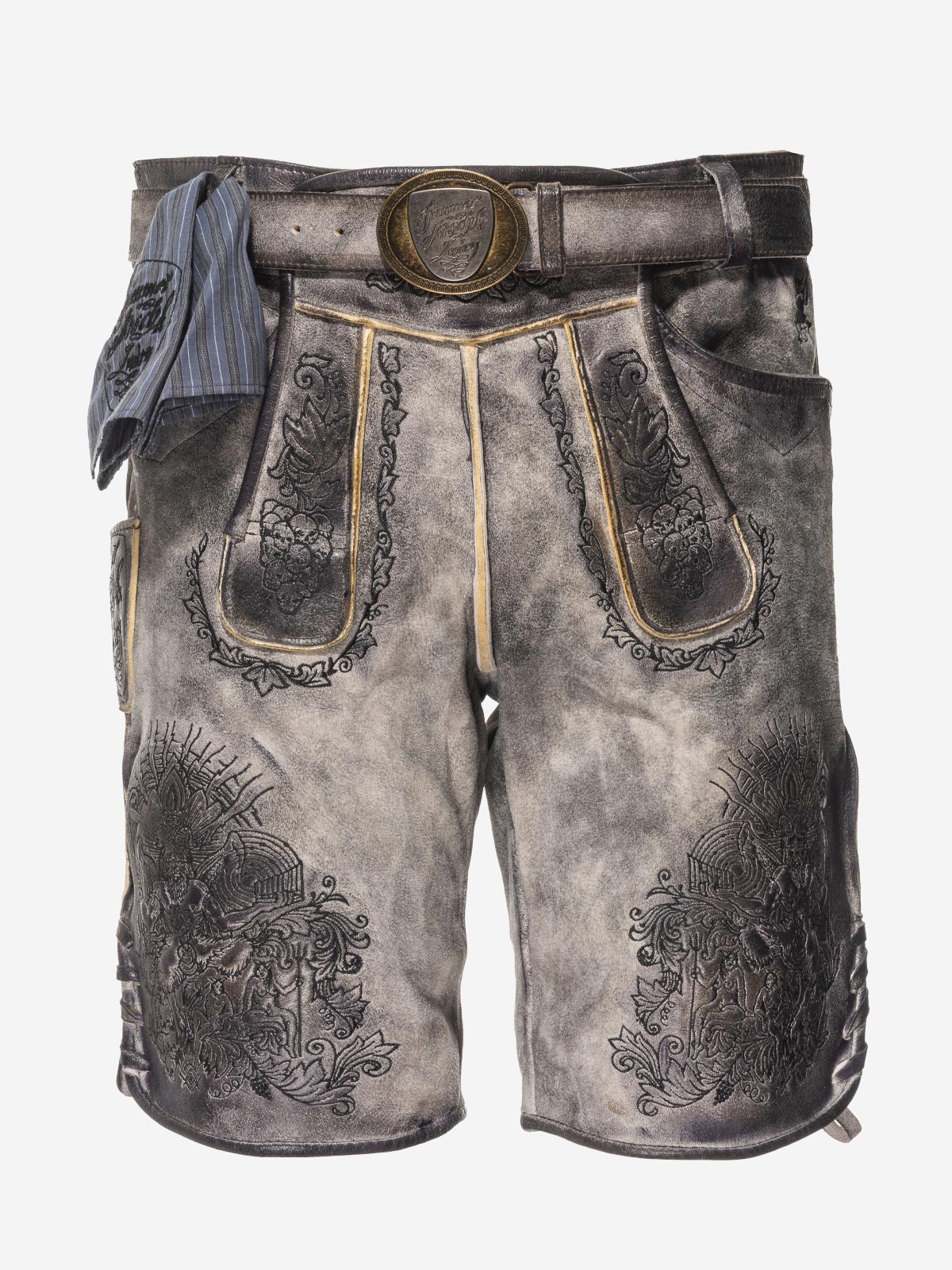 himmel-arsch-zwirn-pan-panik-lederhose-wildbock-mit-g-rtel image 1