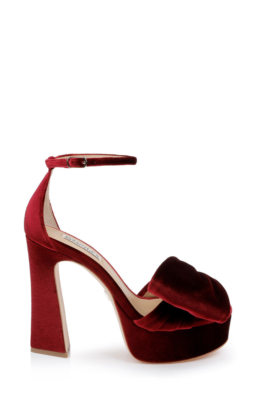 badgley-mischka-alora-ii-plateausandalen-schwarz-samt image 8
