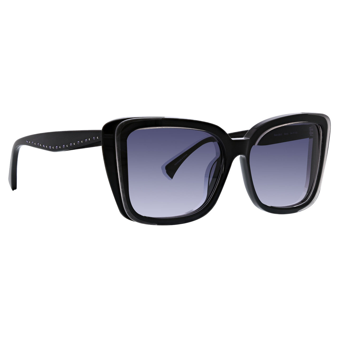 badgley-mischka-elania-sonnenbrille-schwarz-oversize image 2