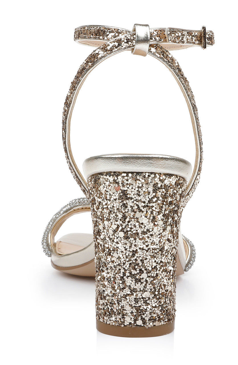 badgley-mischka-gem-glitzer-sandalette-gold-blockabsatz image 7