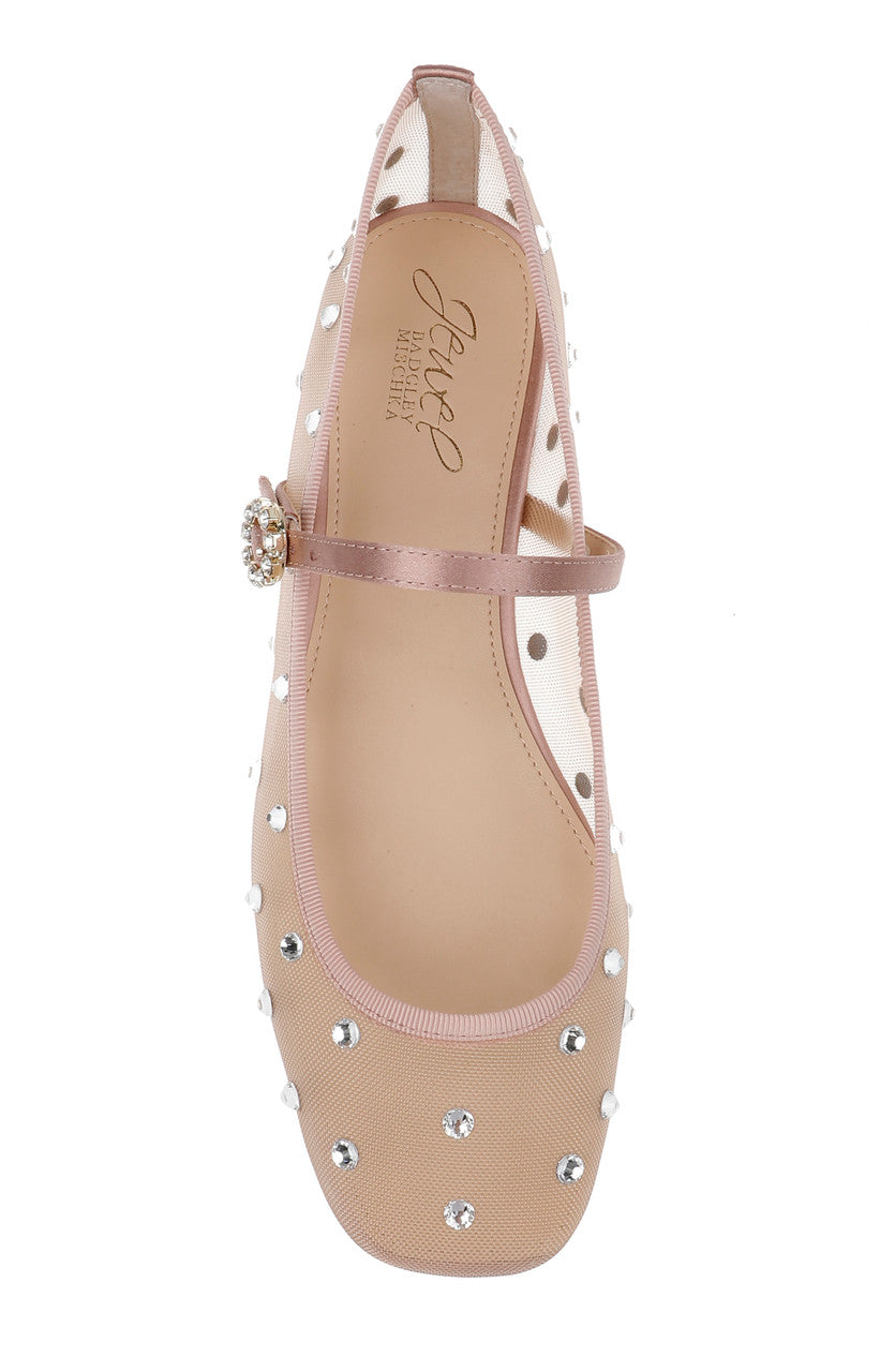 badgley-mischka-kaya-ballerina-flats-silber-kristall-5mm image 5
