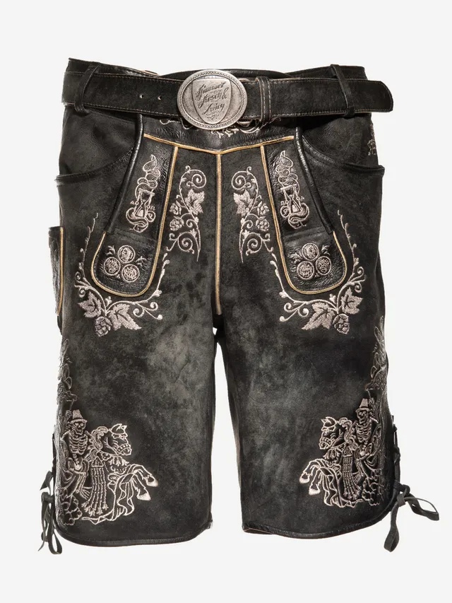 himmel-arsch-zwirn-boandlkramer-ii-lederhose-wildbock-mit-g-rtel image 1