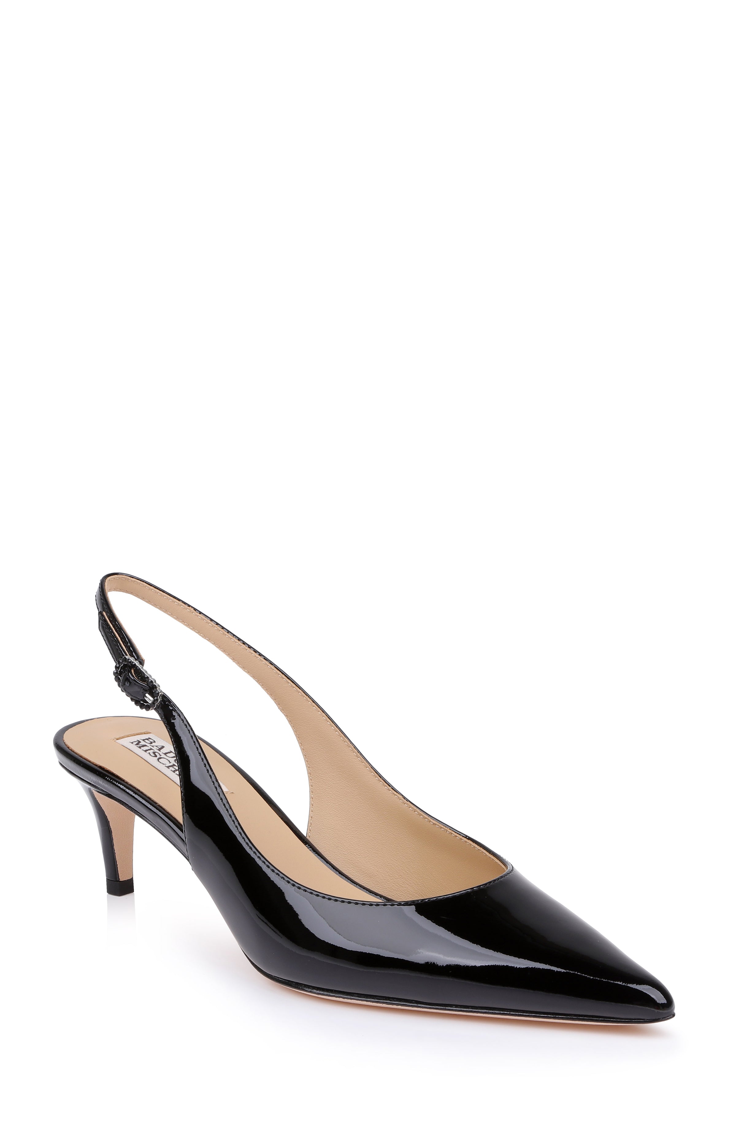 badgley-mischka-ruthie-ii-slingback-pumps-schwarz-lack-4cm image 1