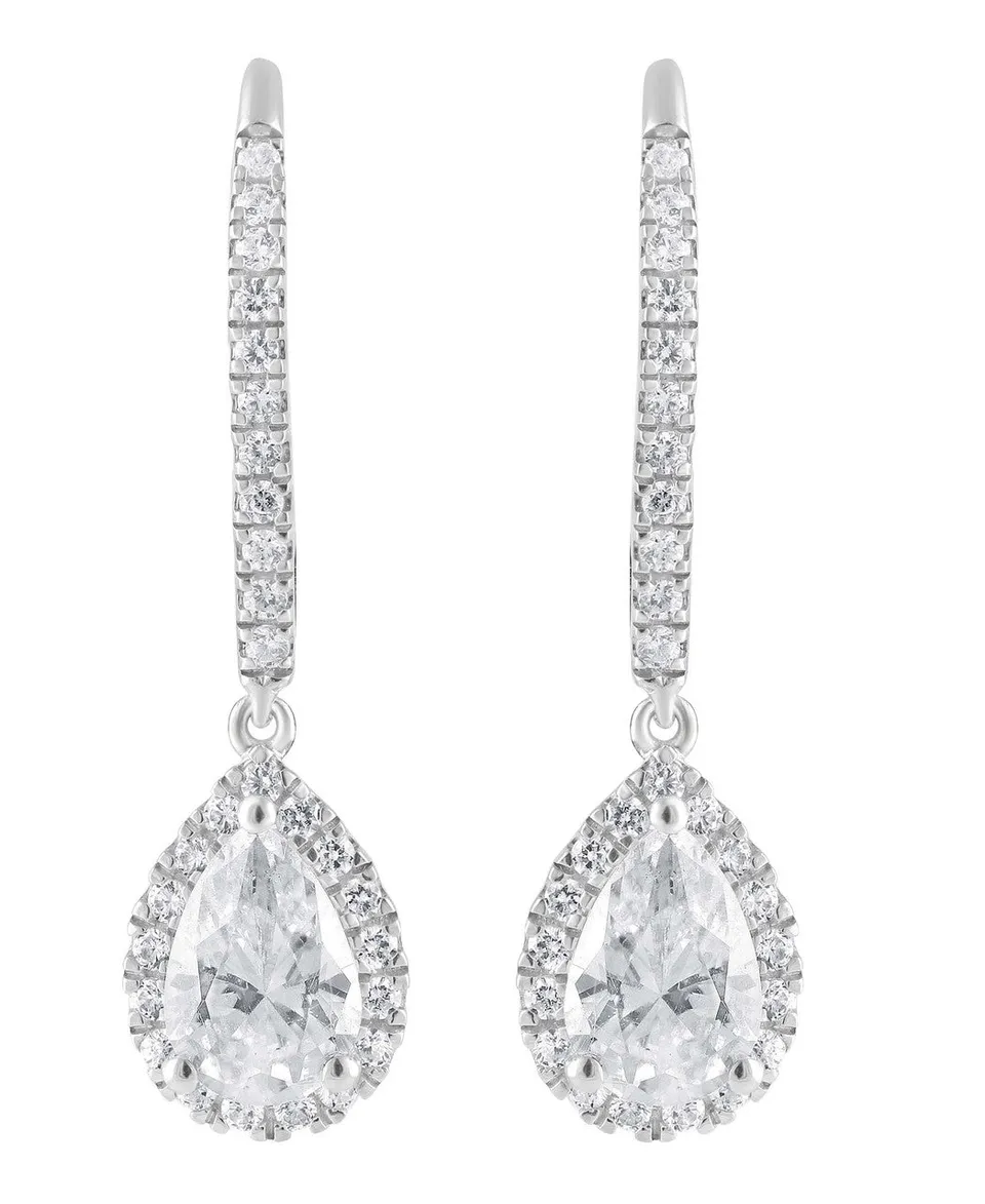 badgley-mischka-pear-drop-ohrringe-wei-gold-14k image 1