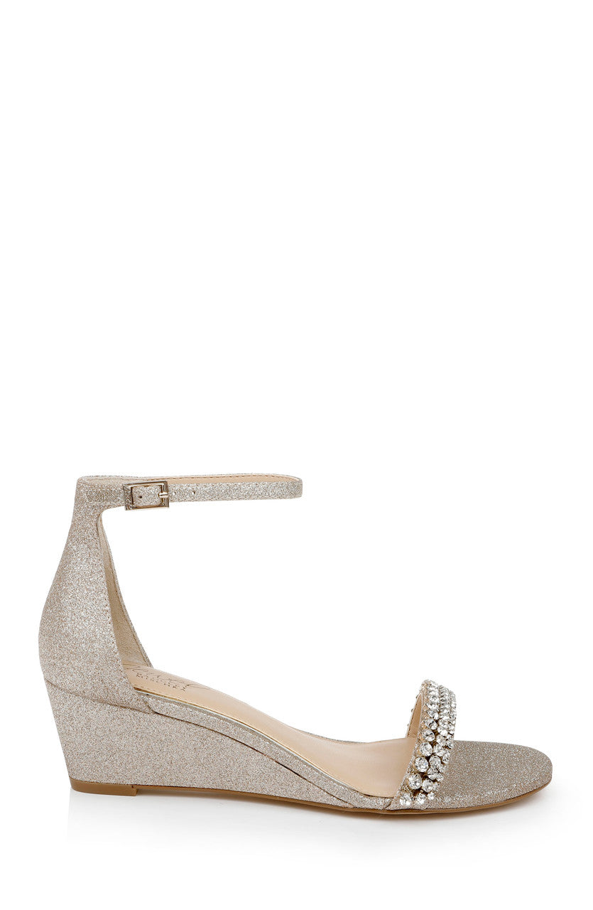 badgley-mischka-lora-keilsandalen-champagne-kristall-50mm image 2