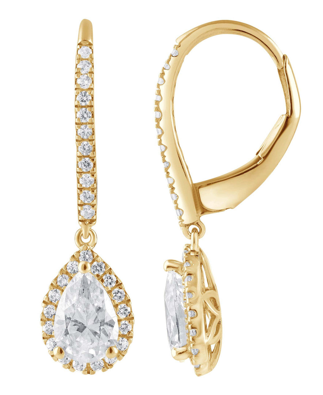badgley-mischka-pear-drop-ohrringe-wei-gold-14k image 6