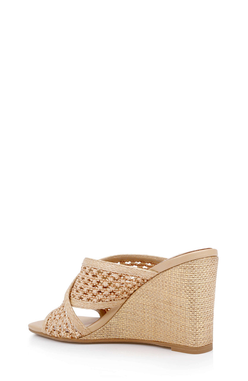 badgley-mischka-xandria-wedge-slide-sandale-natural-rafi-bast image 3