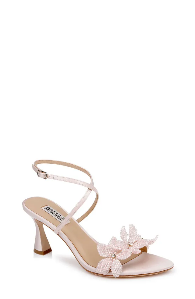 badgley-mischka-whitney-satin-sandale-champagne-satin image 1