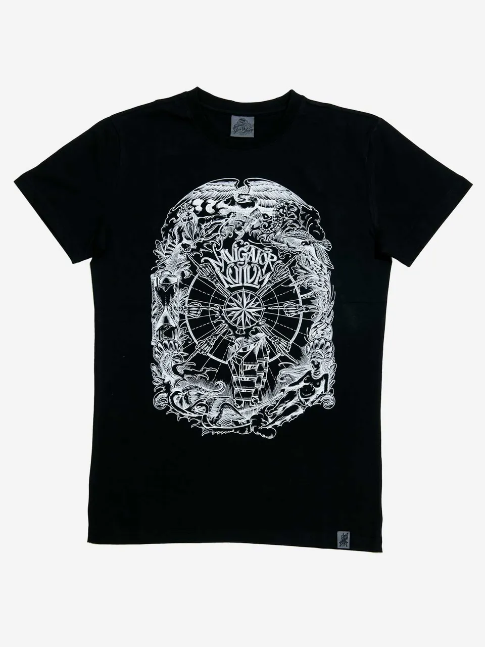 himmel-arsch-zwirn-navigator-nullum-t-shirt-herren-schwarz image 1