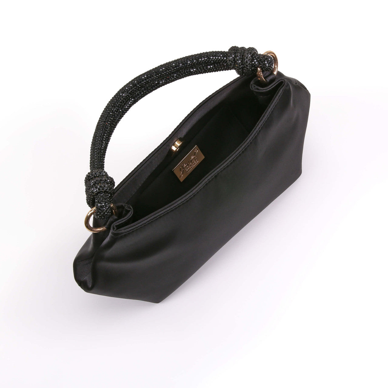badgley-mischka-noelle-clutch-schwarz-satin-kristall image 3