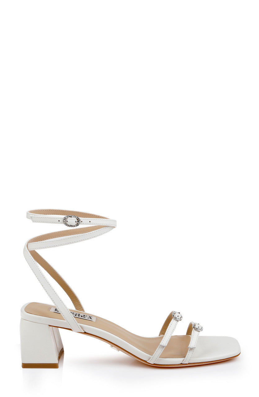 badgley-mischka-dania-sandalen-blockabsatz-silver-lizard image 8