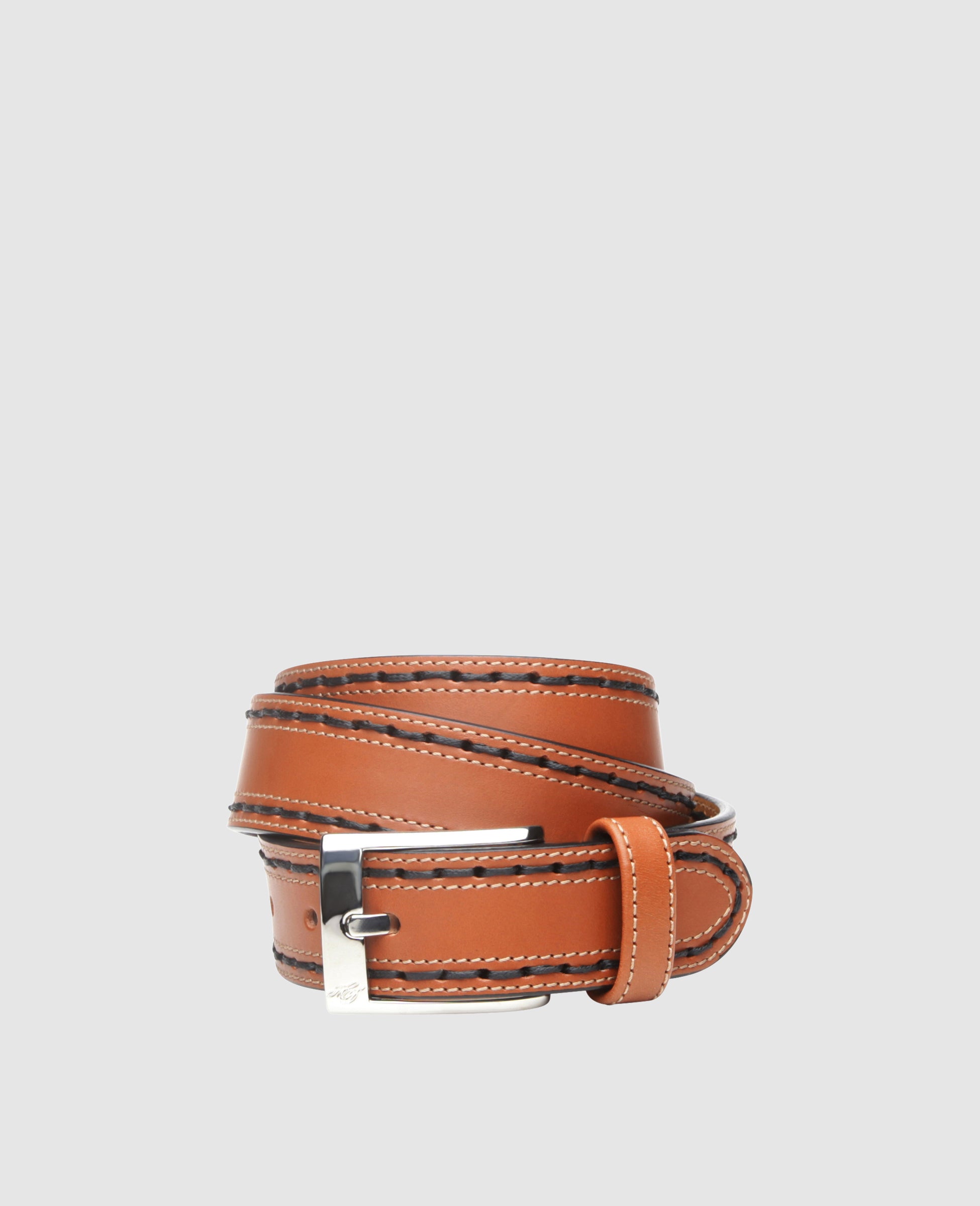 heinrich-dinkelacker-andor-plain-lederg-rtel-tabacco-braun image 1