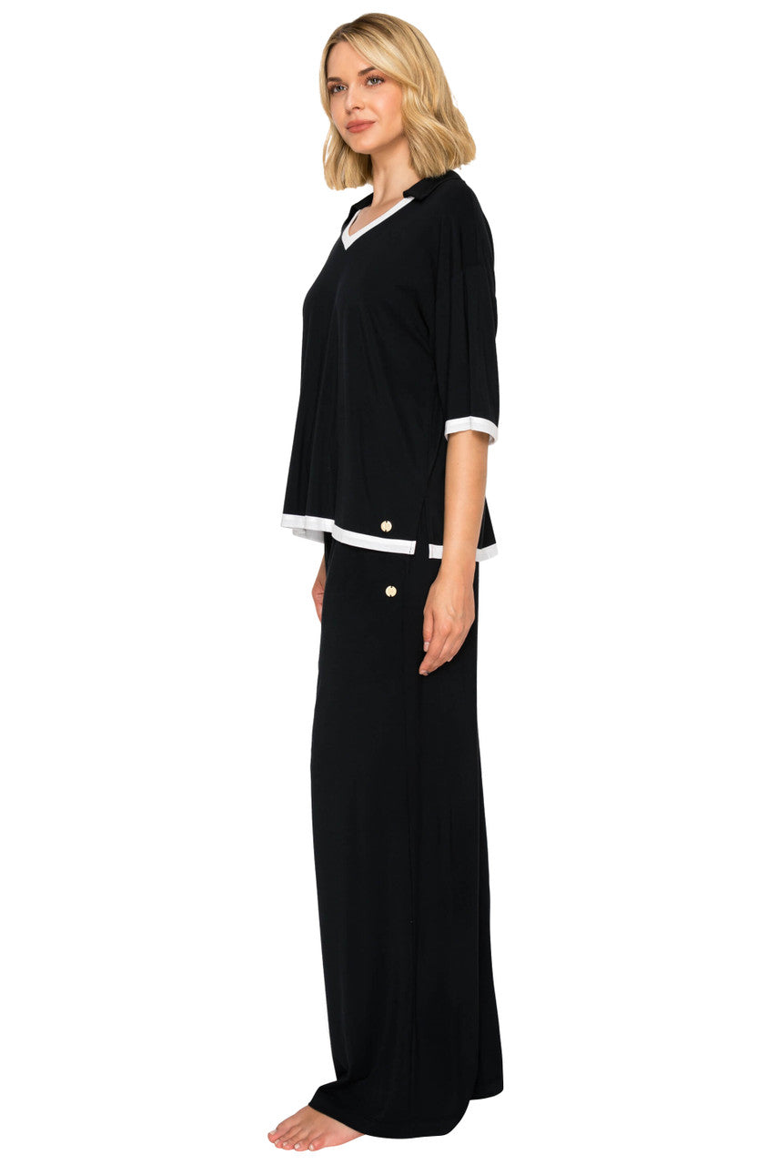 badgley-mischka-yummy-pyjama-schwarz-modal-gr-s-xl image 2