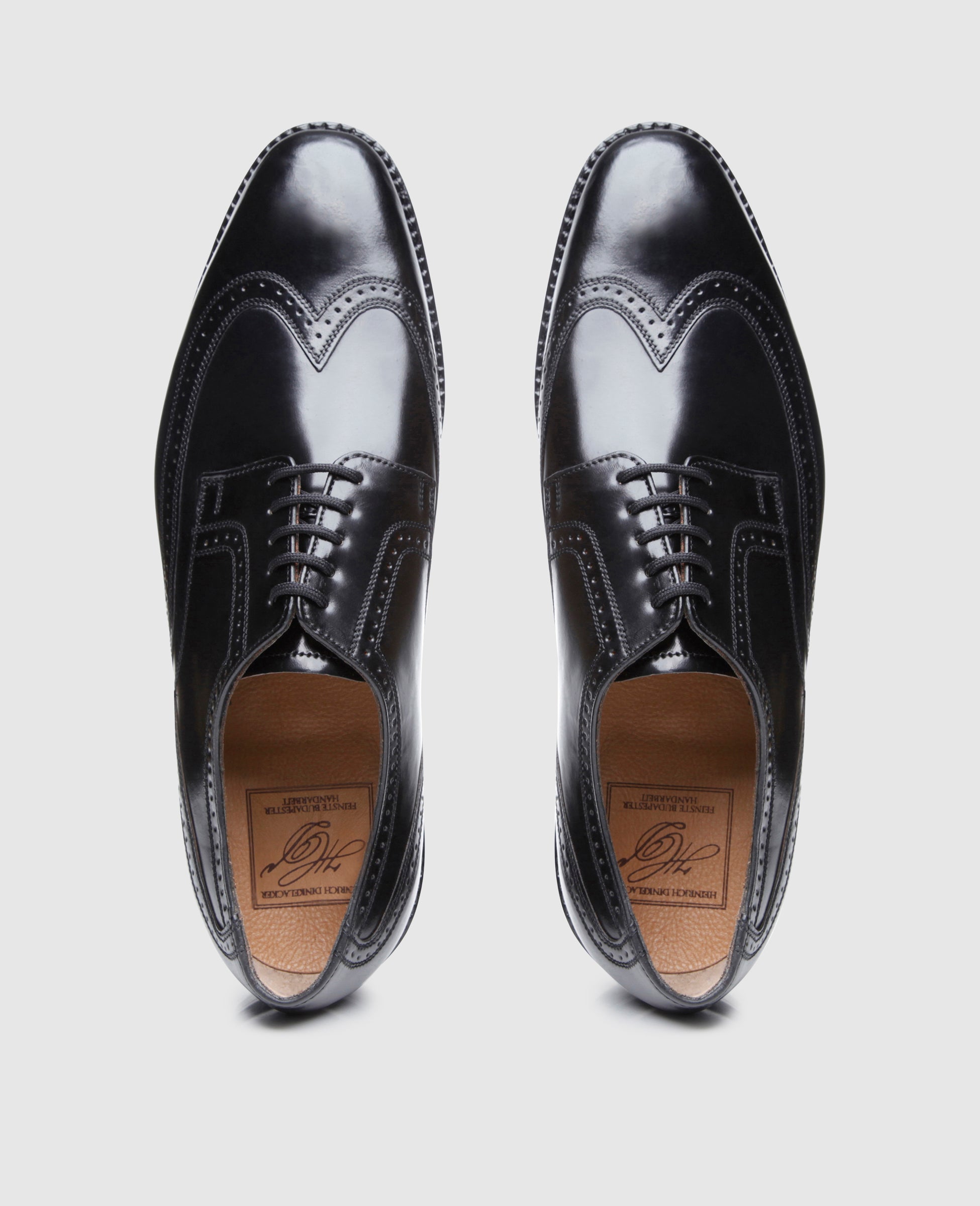 heinrich-dinkelacker-luzern-full-brogue-c-derby-schwarz-cordovan-2 image 8