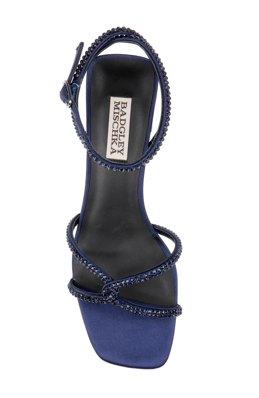 badgley-mischka-brisa-sandale-wei-satin-strass-blockabsatz image 5